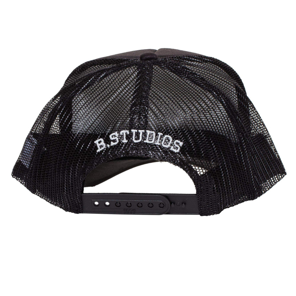 Bravest Studios Rhinestone Logo Trucker – Congruent Space *₊˚⁎*₊