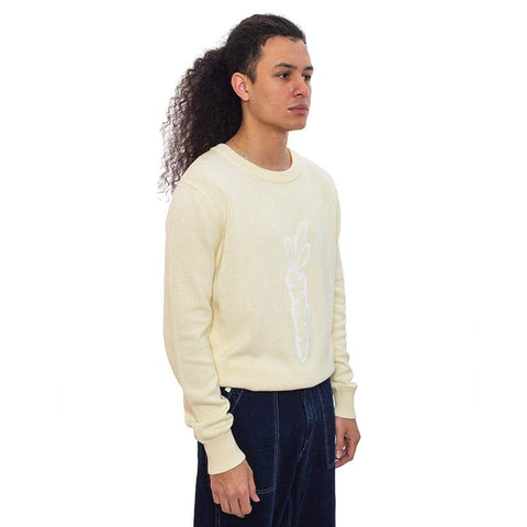 Carrot Knit Sweater Ivory-Carrots