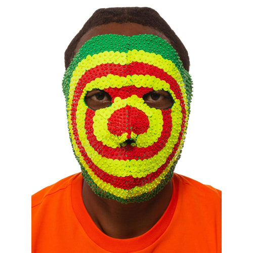 Walter Van Beirendonck Logo-print Face Mask in Green for Men
